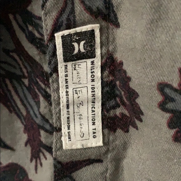 Hurley floral flannel shirt - Picture 4 of 8